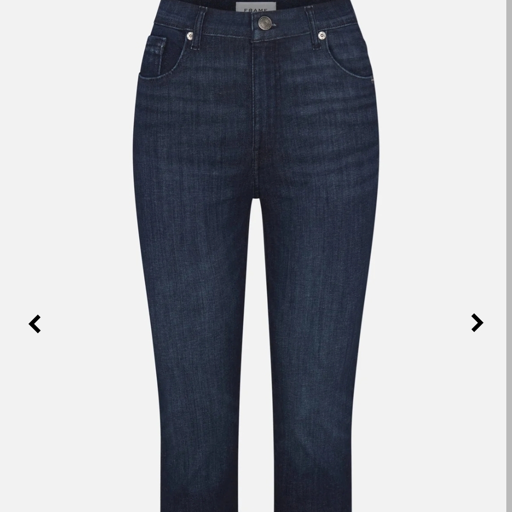 Frame Denim Women's Indigo Straight Leg Jeans